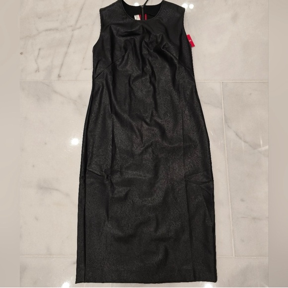 Spanx Faux Leather Sheath Dress - new with tag - Picture 4 of 7